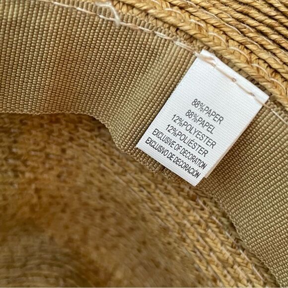 Strawcowboy western hat with tassels - Picture 3 of 6